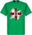 Noord-Ierland Ripped Flag T-Shirt – Groen – Kinderen – 92/98