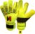 ONEKEEPER Vector Pupil Fluo Geel – Keepershandschoenen – Maat 6 – Kunstgras – Extra Beschermlaag – Enkele Band – Fusion Vinger