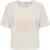 ONPELIUS SS SHORT TRAIN TSHIRT – WHISPER WHITE – DAMES – MAAT M –