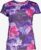 Osaga dames sport T-shirt bloemenprint – Paars – Maat XXL