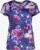 Osaga dames sport T-shirt bloemenprint paars roze – Maat M