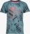 Osaga Dry kinder sport T-shirt blauw met print – Maat 122/128