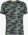 Osaga heren sport T-shirt met camouflage print – Groen – Maat L