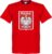 Polen Logo T-Shirt – Rood – 3XL