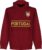 Portugal Team Hoodie – Bordeaux Rood – L