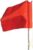 Precision – Cornervlag Pro – Rood – 43 X 38 centimeter – Polyester