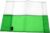 Precision Training – cornervlag – groen/wit – polyester – 43×28 centimeter