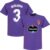 Real Valladold Ben Arfa 3 Team T-Shirt – Paars – S