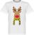 Reindeer Supporter T-Shirt – Zwart/Geel – XL