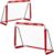 Relaxdays voetbaldoel set van 2 – stevig kinderdoel – metalen voetbalgoal kind – met net