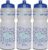 Retulp Bio Bidon pakket Fish – Bidons – Sport – Waterfles – Drinkfles – 750 ml – 3 stuks