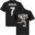 Ronaldo 7 Script T-Shirt – Zwart – XS