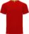 Rood 3 Pack unisex snel drogend Premium sportshirt korte mouwen ‘Monaco’ merk Roly maat 3XL