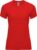 Rood dames sportshirt korte mouwen Bahrain merk Roly maat L