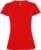 Rood dames sportshirt korte mouwen MonteCarlo merk Roly maat L