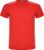 Rood en Koraal kinder unisex sportshirt korte mouwen Detroit merk Roly 8 jaar 122-128