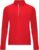 Rood sportshirt van technisch weefsel met raglanmouwen en halve rits, reflecterende details model Melbourne maat L