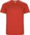 Rood unisex ECO sportshirt korte mouwen ‘Imola’ merk Roly maat M