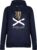 Schotland The Brave Dames Hooded Sweater – Navy – XL