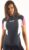 Seac RAA Short Evo rashguard met korte mouwen voor dames – UV zwem en snorkeltop – Roze/blauw/wit – M