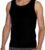 Set van 2x stuks zwarte tanktop / hemdje voor heren – Fruit of The Loom – katoen – mouwloos t-shirt/singlet, maat: L