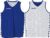 Spalding Essential 2.0 Reversible Shirt Kinderen – Royal / Wit | Maat: 140