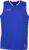 Spalding Move Tanktop Heren Basketbalshirt – Maat XXL – Mannen – blauw/wit