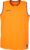 Spalding Move Tanktop kinderen Basketbalshirt – Maat 128 – Unisex – oranje/zwart