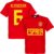 Spanje A. Iniesta 6 Team T-Shirt – S