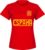Spanje Dames T-Shirt – Rood – XXL