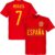 Spanje Morata Team T-Shirt 2020-2021 – Rood – S