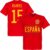 Spanje Ramos Team T-Shirt 2020-2021 – Rood – 3XL