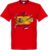 Spanje Ripped Flag T-Shirt – Rood – XL