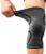 Sport-Plein Kniebrace Kniebandage – Zwart / Grijs – maat L