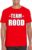 Sportdag team rood shirt heren 2XL