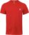 STARK SOUL Heren ademend sportshirt met een zachte touch – Kleur: Rood – MAAT: XL
