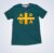 T-shirt FLAG groen/geel