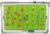 Tactiekbord voetbal – Tactiekborden – Coachbord – Coachboard – Coaching en training – Inclusief wisser, stift en mageneten – Veldmateriaal – 30,5 x 45,5 x 2 cm (lxbxh) – Wit, Groen