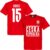 Tsjechië Soucek 15 Team T-Shirt – Rood – Kinderen – 98