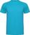 Turqoise kinder unisex sportshirt korte mouwen MonteCarlo merk Roly 12 jaar 146-152