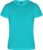 Turqoise unisex unisex sportshirt korte mouwen Camimera merk Roly maat S