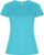 Turquoise dames ECO sportshirt korte mouwen ‘Imola’ merk Roly maat L