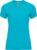 Turquoise dames sportshirt korte mouwen Bahrain merk Roly maat L