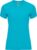 Turquoise dames sportshirt korte mouwen Bahrain merk Roly maat XXL