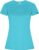 Turquoise dames sportshirt korte mouwen ‘Imola’ merk Roly maat L