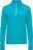 Turquoise dames sportshirt van technisch weefsel met raglanmouwen en halve rits, reflecterende details model Melbourne maat S