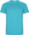 Turquoise kinder unisex sportshirt korte mouwen ‘Imola’ merk Roly 16 jaar 164-176