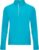 Turquoise sportshirt van technisch weefsel met raglanmouwen en halve rits, reflecterende details model Melbourne maat L