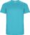 Turquoise unisex ECO sportshirt korte mouwen ‘Imola’ merk Roly maat 140 / 12