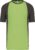 Tweekleurig sportshirt unisex ‘Proact’ korte mouwen Lime/Dark Grey – 4XL